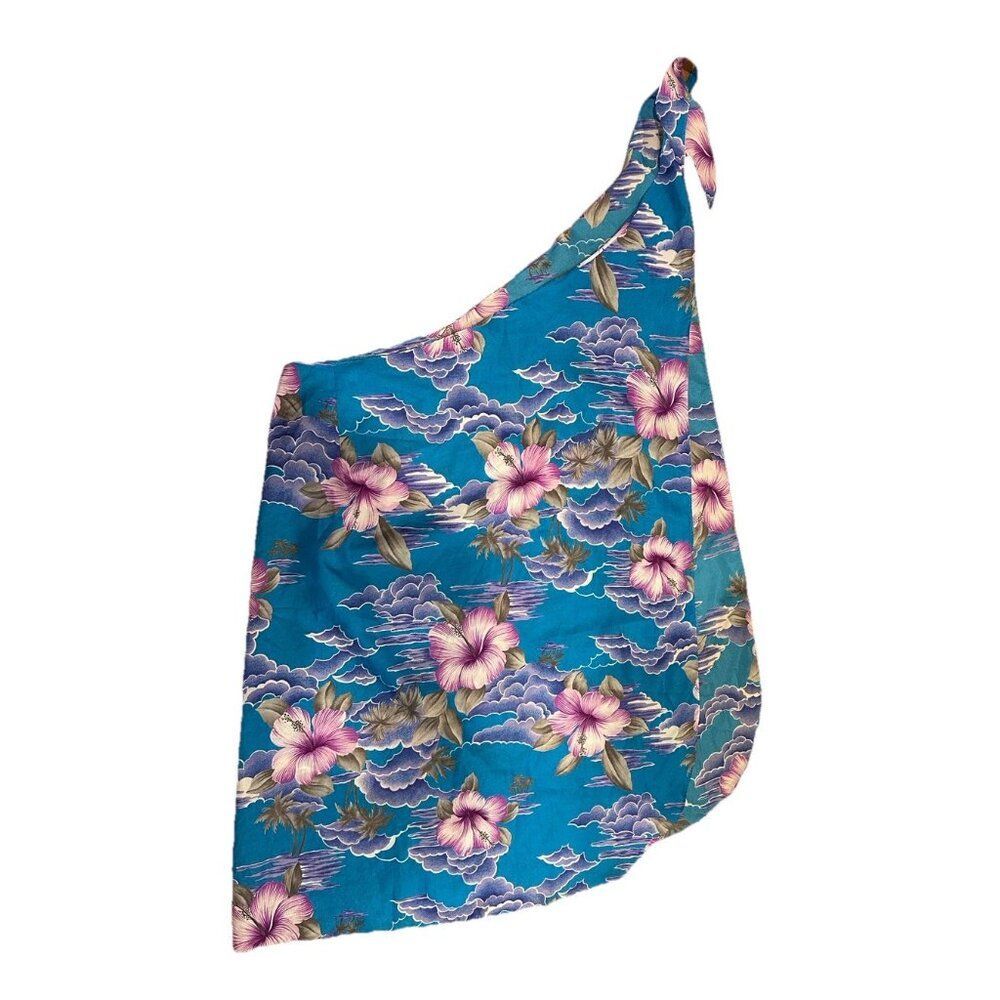 Hilo Hattie Hawaiian Wrap Skirt Cover Up Sarong Tropical Floral Print One Size